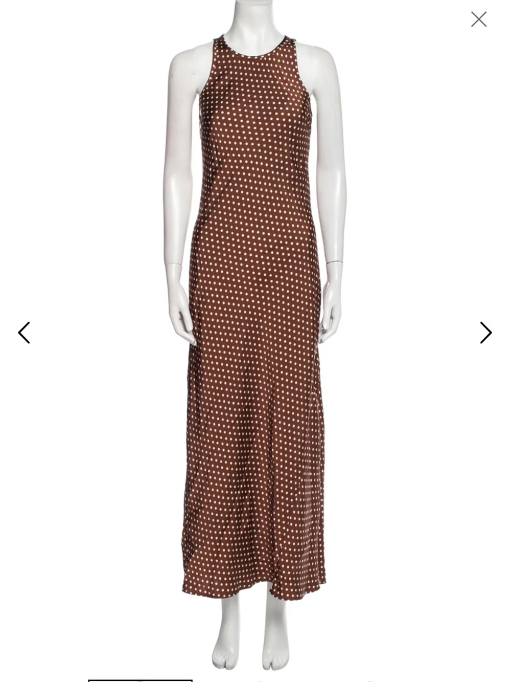 Christian Lacroix Polka Dot Maxi Dress 🤎